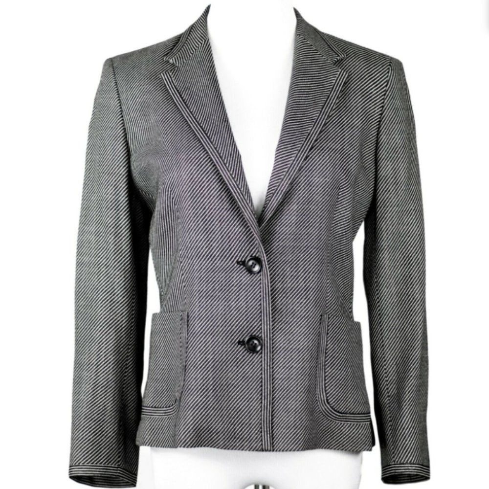 NWOT MAX MARA SZ 10 Wool Blazer w/Pink Silk Lining